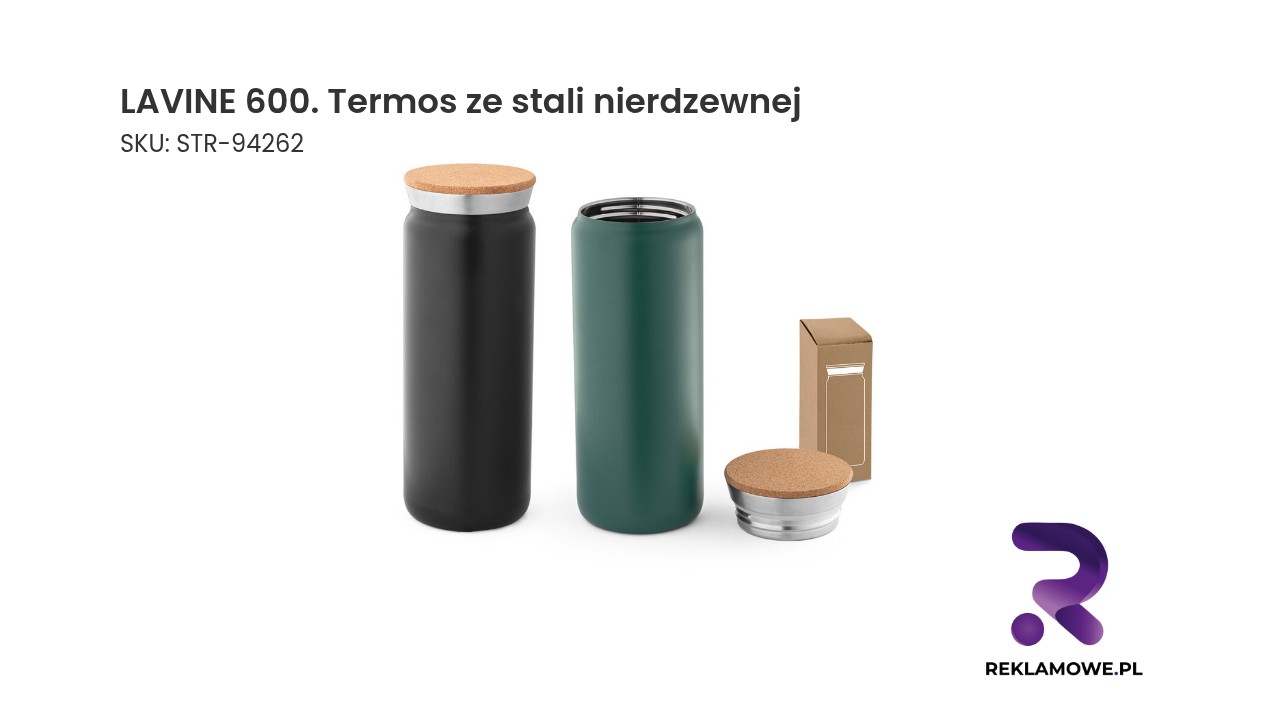 LAVINE 600. Termos ze stali nierdzewnej o pojemności 600 ml Termos ze stali nierdzewnej LAVINE 600
