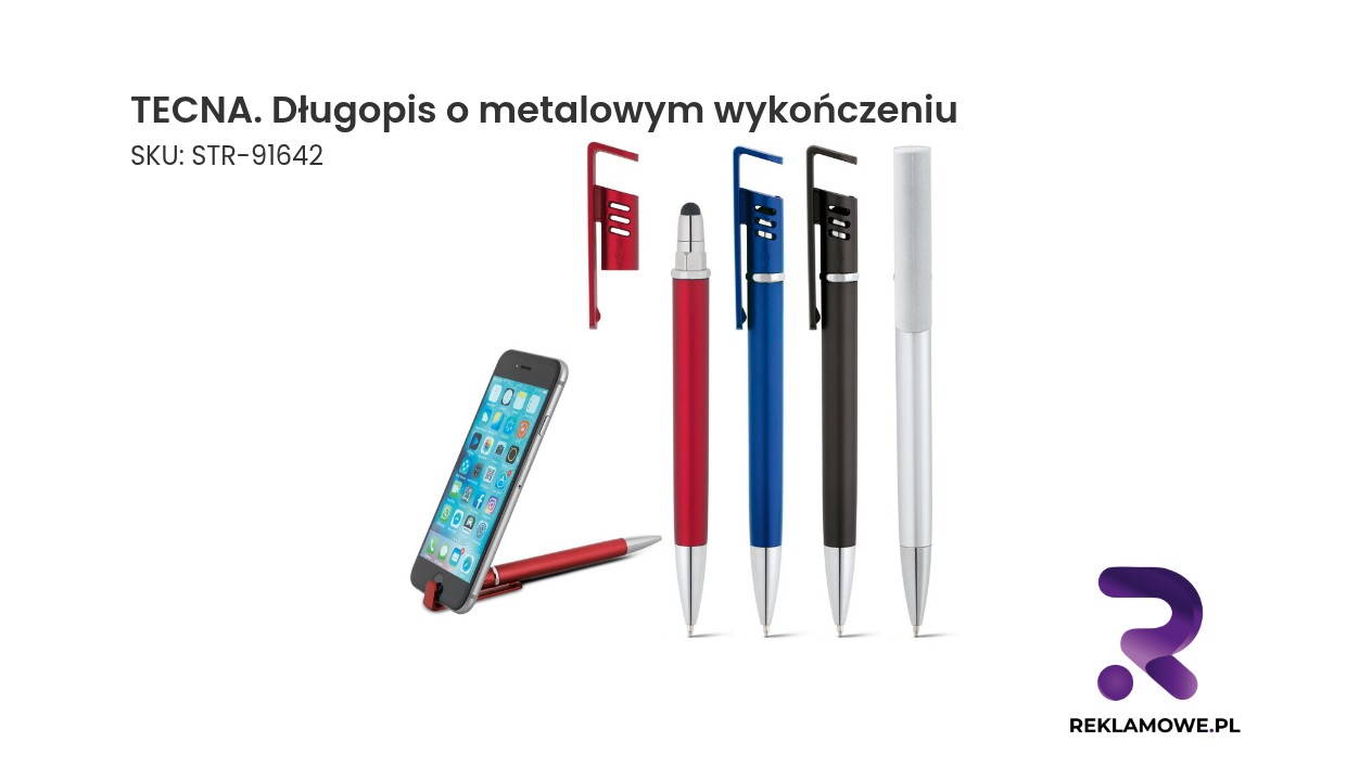 TECNA. Długopis o metalowym wykończeniu Długopis Tecna z metalowym wykończeniem