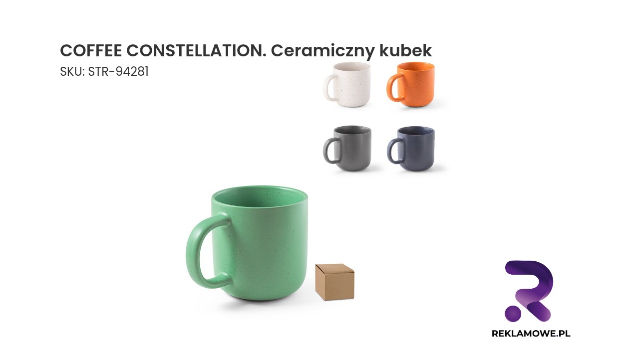 COFFEE CONSTELLATION. Ceramiczny kubek do kawy o pojemności 90 ml COFFEE CONSTELLATION ceramiczny kubek