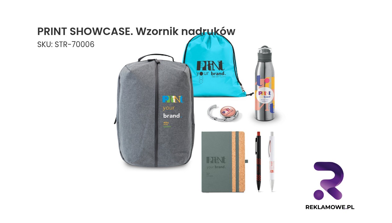 PRINT SHOWCASE. Wzornik nadruków PRINT SHOWCASE – wzornik nadruków, przykłady nadruków na produktach