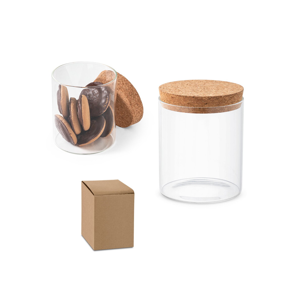 SPICE 700. Butelka z borokrzemianowego szkła z korkową pokrywką 700 ml 94079_set